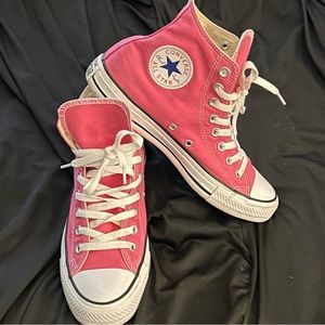 Pink Converse High Tops